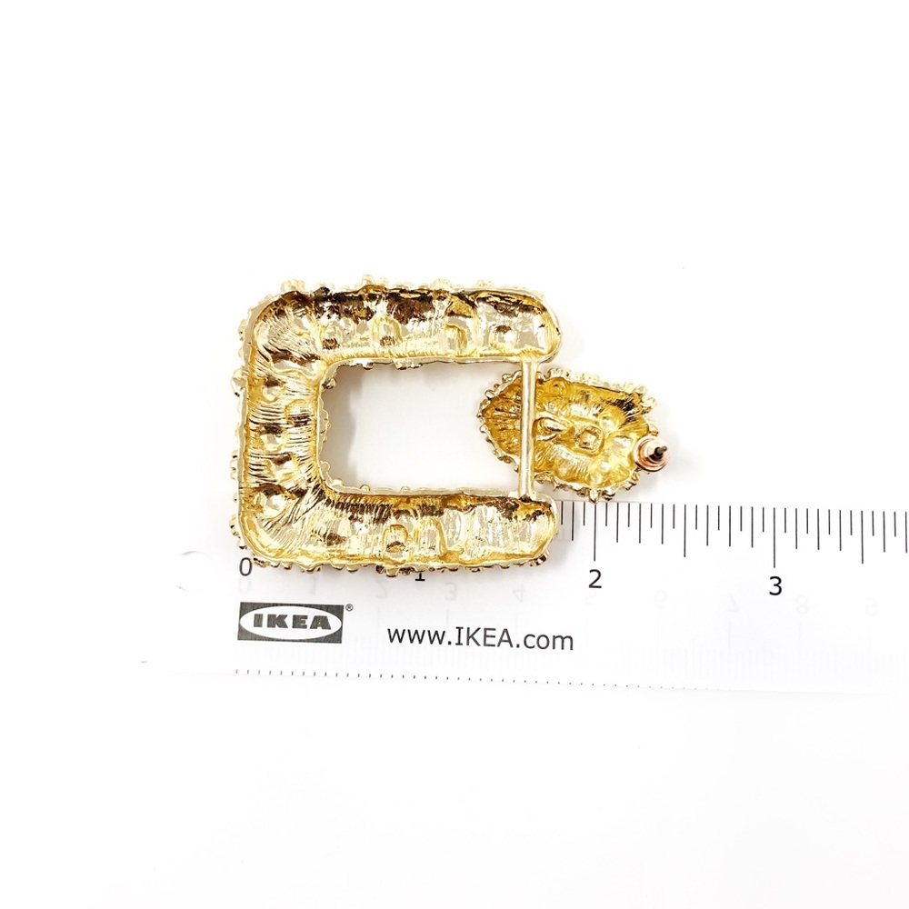 Zara Gold Textured Earrings - Picture 4 of 4